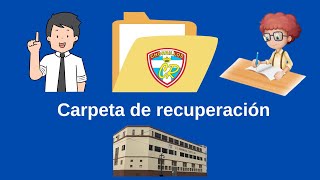 Carpeta Recuperación 2023 Indicaciones [upl. by Auhsot]