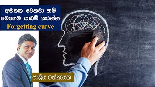 Forgetting Curve l Sinhala l අමතක වෙනවා නම් මෙහෙම පාඩම් කරන්න l Accelerated Learning Methods [upl. by Znerol]