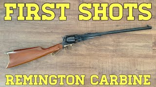 First Shots with the Remington New Army Carbine [upl. by Whitford290]