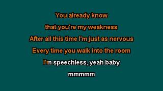 Dan  Shay Speechless Karaoke Version [upl. by Aissak277]