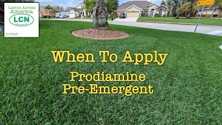 PreEmergent What Are Split Applications PRODIAMINE [upl. by Groark]