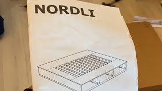 Montaggio letto NORDLI ikea parte 1 [upl. by Eduj]