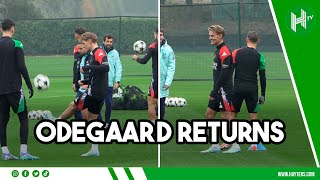 ODEGAARD IS BACK Arsenal captain RETURNS ahead of Inter clash [upl. by Muiram]