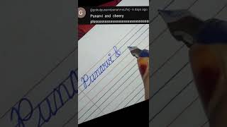 How to write the alphabet AtoZ in cursive writingHandwriting practicecursivehandwriting our name [upl. by Reema]