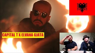 ENGLISH REACTION TO ALBANIAN RAP  Capital T x Elvana Gjata  FLAKE prod Panda Music [upl. by Eden]