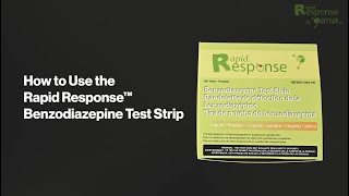 Benzodiazepine Test Strip LiquidPowder  BTNX Inc Rapid Response [upl. by Anilrahc]