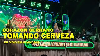 CORAZÓN SERRANO  Tomando cerveza En vivo en RITMO Y SABOR de Palían 16022024 [upl. by Hesoj]