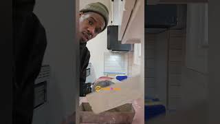 kitchen backsplash TikTokLIVE makeover tiling tudh nyc queens longisland [upl. by Dyraj]