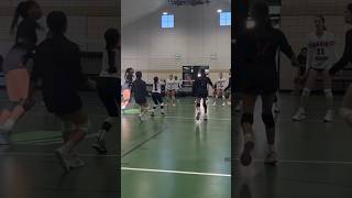 Nice Team Rally siennarivera carondelethighschool shorts libero volleyball [upl. by Almire]