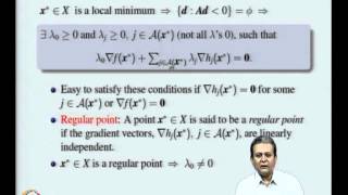 Mod07 Lec22 First Order KKT Conditions [upl. by Uzzi]