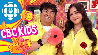 DIY Remembrance Day Poppy Craft For Kids  CBC Kids [upl. by Irik]