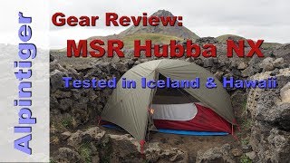 MSR Hubba NX  Tested in Iceland amp Hawaii [upl. by Ynnod]