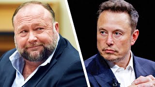 Alex Jones UNBANNED on Twitter IMMEDIATELY rehabilitated by Musk and Tucker [upl. by Chev]