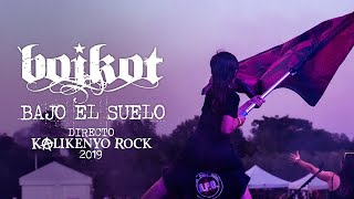 Boikot  Bajo el suelo Directo Kalikenyo Rock 2019 [upl. by Airenahs]