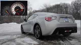 Dezod Motorsports FRSBRZ exhaust system sound clips [upl. by Roseanne44]