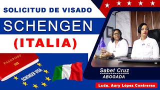 SOLICITUD DE VISADO SCHENGEN ITALIA [upl. by Marjy820]