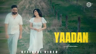 Yaadan Official Video Harmanxmusic  Aashima Thakur  Xpensiv  Latest punjabi Song 2024 [upl. by Reseta]