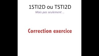 STI2D correction exercice  Capacité thermique coutil [upl. by Judy]