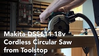 Makita DSS611 18V LXT Cordless Circular Saw from Toolstop [upl. by Blancha]