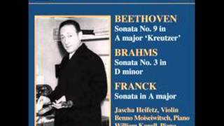 Beethoven  Violin Sonata no9 quotKreutzerquot  1st movt Heifetz [upl. by Nesyaj966]