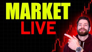 🔴WILL THE STOCK MARKET DIP LIVE DAY TRADING [upl. by Llehcsreh]