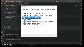 Java Comparable and Comparator and easy sorting [upl. by Elletse]