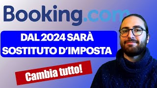 Nel 2024 Booking Verserà la Cedolare Secca a Posto Tuo [upl. by Sicnarf]