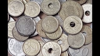 Spanish Peseta Coin Collection 2018 [upl. by Ennaid]