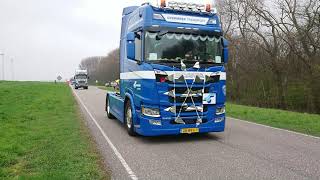 Truckrun 2019 Spijkenisse rustplaats vertrek [upl. by Assira]