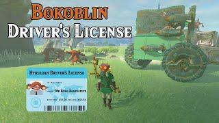 Bokoblin gets his Drivers License  The Legend of Zelda Tears of the Kingdom [upl. by Feinleib]