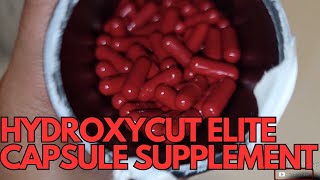 QUICK LOOK AT THE HYDROXYCUT ELITE CAPSULE SUPPLEMENT [upl. by Silbahc67]