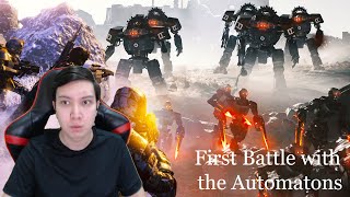 Helldivers 2  First Battle with the Automatons [upl. by Maxa]