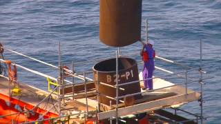 Offshore Platform Installation Jacket Installation and Topside Installation [upl. by Persis58]