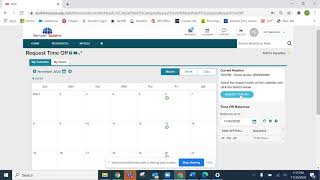 Requesting Time Off in ADP Workforce Now Desktop Employee Training [upl. by Petuu90]