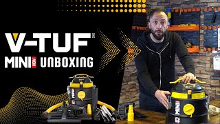 Unboxing the VTUF MINI  Dust Extraction Vacuum Cleaner [upl. by Trotta]