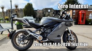 Zero SRS 144 2020 Electric Motorcycle Test Ride [upl. by Airdni]