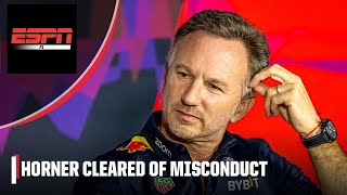 ‘A LOT OF QUESTIONS’ Red Bull’s Christian Horner cleared of misconduct  ESPN F1 [upl. by Solitta]