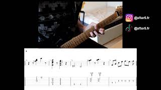 Flyday Chinatown  Yasuha  AFTER 5 guitar cover tutorial Tab [upl. by Leontina]