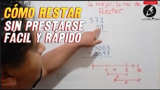 cómo RESTAR SIN PRESTARSE fácil y rápido [upl. by Tien]