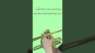 Go Fight Win on Trumpet 🎺 playalong trumpet sheetmusic [upl. by Solotsopa]