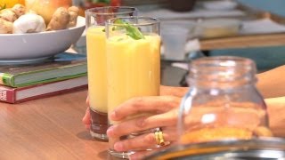 How to Make a Mango Lassi  Indian Food [upl. by Eyahc]