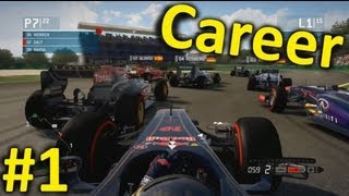 F1 2013 Career Mode Part 1 Melbourne Australia [upl. by Chuch]