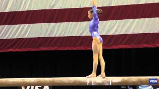 Ashley Foss  Beam  2012 Visa Championships  Jr Women  Day 2 [upl. by Assennav]