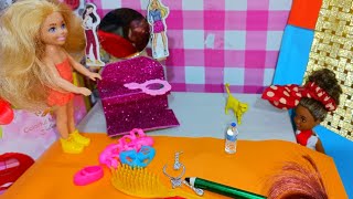 തടിയൻ196Barbie doll all day routine in indian village  Barbiedoll bedtime storyBarbies Makeup [upl. by Layla]