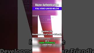 Blazor Authentication Net 8  dotnetcore aspnetcore blazor [upl. by Irita]