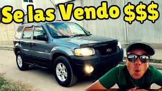 ✅️ Se las vendo💰 Mi Camioneta Ford Escape 2007🚘 Americana o RegularizadaTianguis de autos Leon Gto [upl. by Vander]