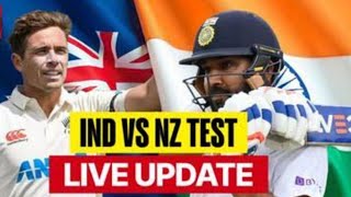 IND vs NZ live match today score [upl. by Atirrehs517]