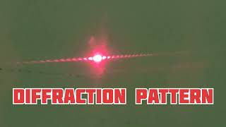 Cutting edge science  Diffraction pattern using Razors [upl. by Cathlene]