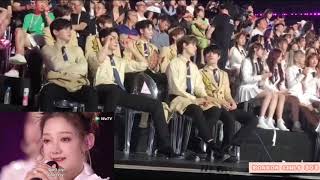 Fancam R1SE Reaction Curley Gao Debut Bonbon Girls 303 [upl. by Dronel]