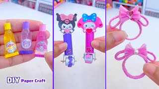 DIY Cute Ring 💍 Paper craft Easy craft ideas miniature craft school projectart and craft shorts [upl. by Retepnhoj780]